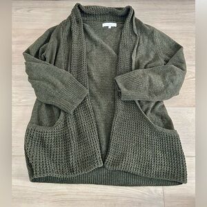 Verve Ami Open Front Knit Cardigan
